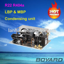 commercial refrigerator spare parts carrier hvac point cooling unit with R404A horizontal refrigeration compressor